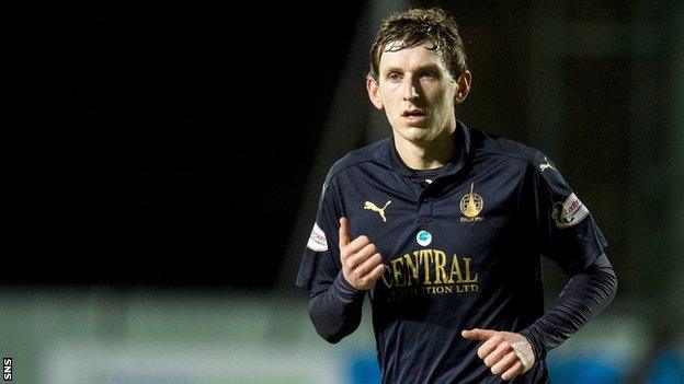 Falkirk midfielder Blair Alston