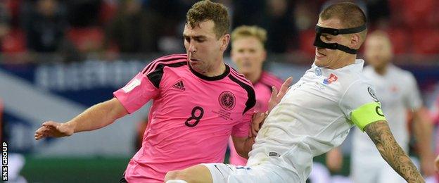 Scotland midfielder James McArthur