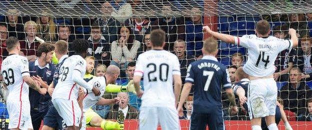 James Vincent scores for Inverness