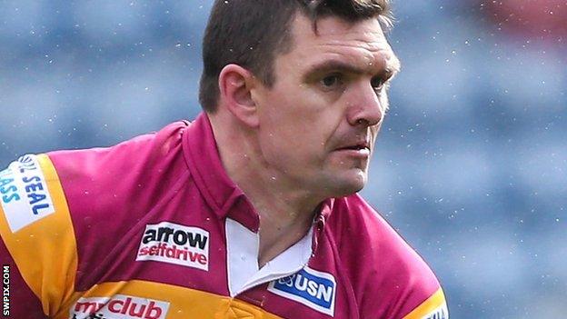 Danny Brough in action for Huddersfield