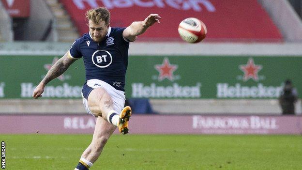 Hogg slotted a last-minute penalty to secure victory for Scotland