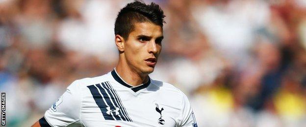 Tottenham playmaker Erik Lamela