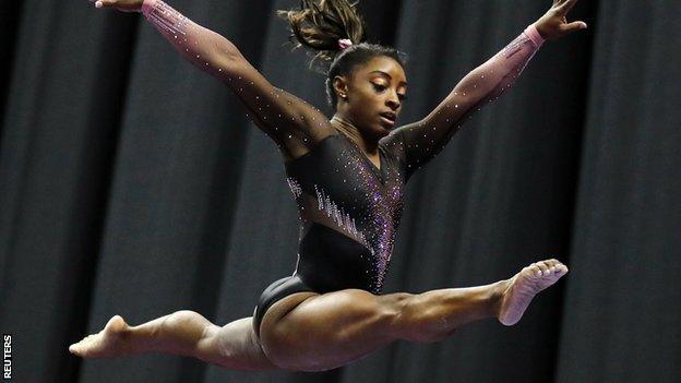 American Simone Biles