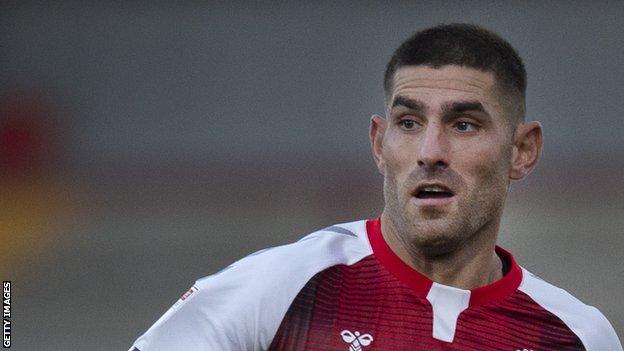 Ched Evans most recently played for Fleetwood Town in their 1-0 win against Swindon on 12 December and has scored seven goals in 23 appearances this term