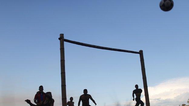 Football in a remote region