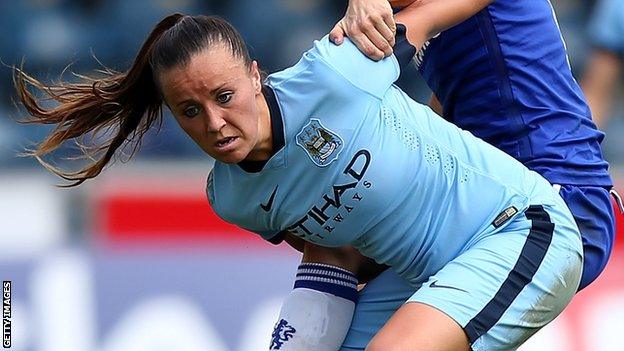 Wales and Manchester City forward Natasha Harding