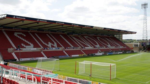 Swindon Town's County Ground stadium