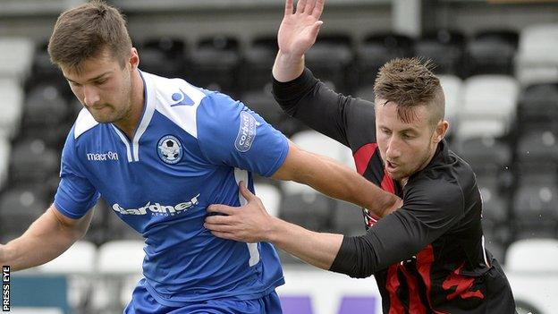 Crusaders played Welsh Premier side Airbus in a pre-season friendly