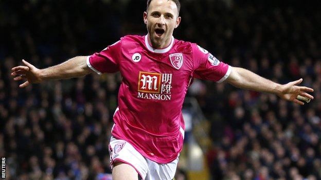 Marc Pugh celebrates his goal