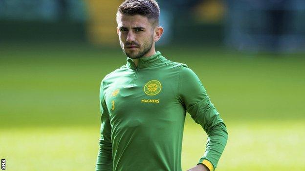 Celtic left-back Greg Taylor