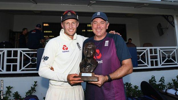 Joe Root and Chris Silverwood