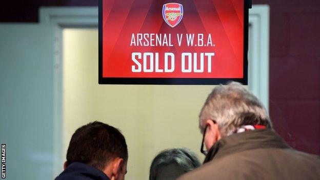 Arsenal ticket office