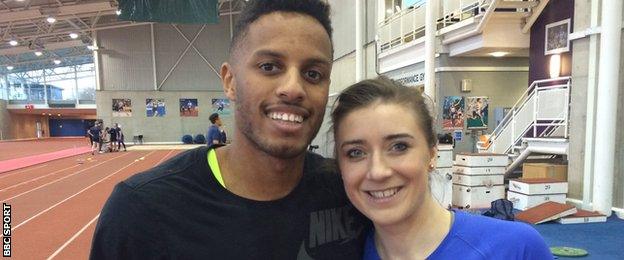 Chris Clarke and Libby Clegg