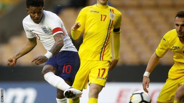 England Under 21s win friendly against Romania