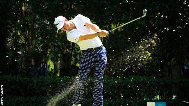 Justin Thomas in third-round action in Mexico