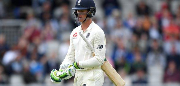 Keaton Jennings has a top score of 48 in the series