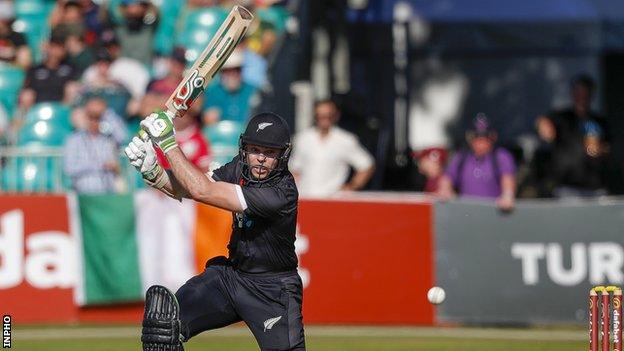 Michael Bracewell hit 10 boundaries and seven sixes in a superb knock against Ireland