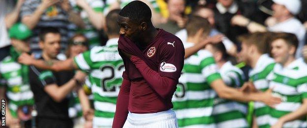 Hearts were given a lesson in finishing by the champions