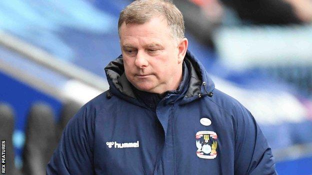 Coventry manager Mark Robins