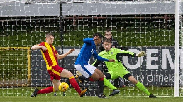 Rangers striker Eduardo Herrera