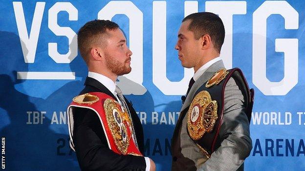 Carl Frampton and Scott Quigg