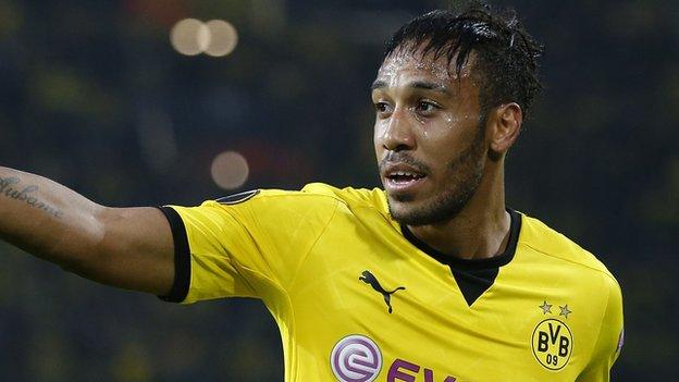 Pierre-Emerick Aubameyang of Borussia Dortmund