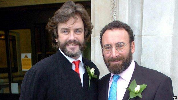 Gregory Doran and Sir Antony Sher in 2005