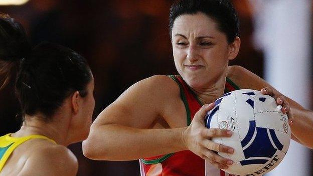 Wales netball captain Suzy Drane