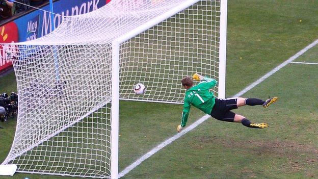 Germany versus England disallowed goal