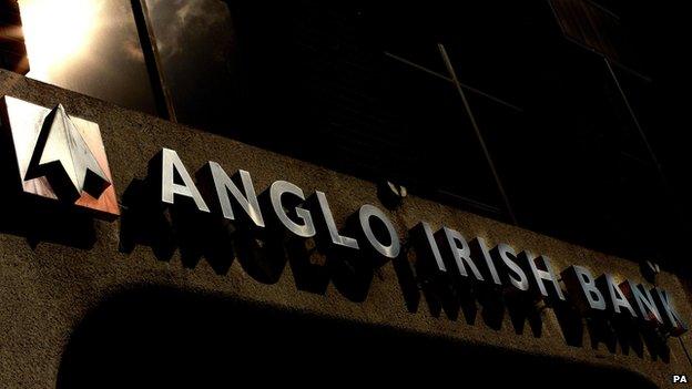 Anglo Irish Bank building in Dublin