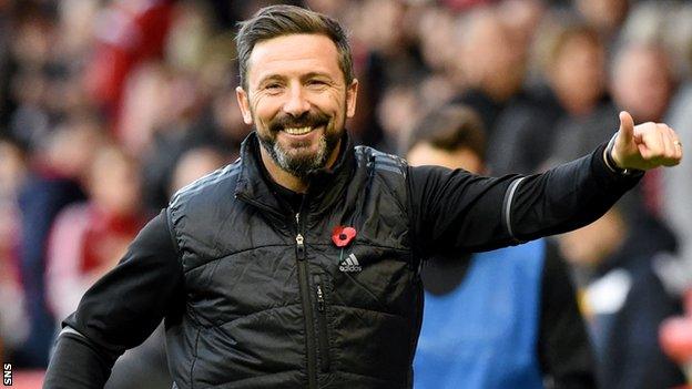 Aberdeen manager Derek McInnes