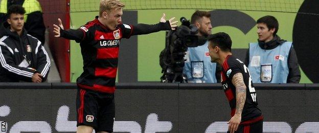 Julian Brandt of Bayer Leverkusen