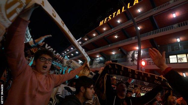 Valencia supporters