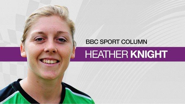 England cricket captain Heather Knight