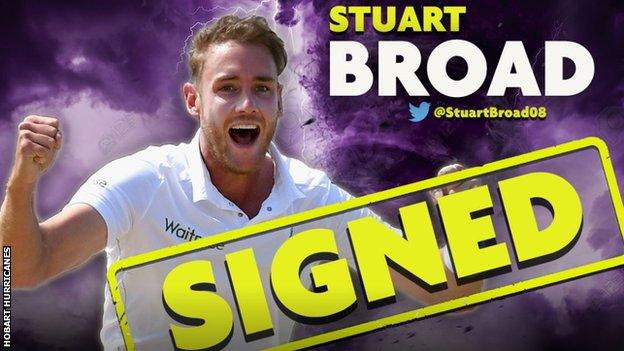 Hobart Hurricanes announced the signing on their website