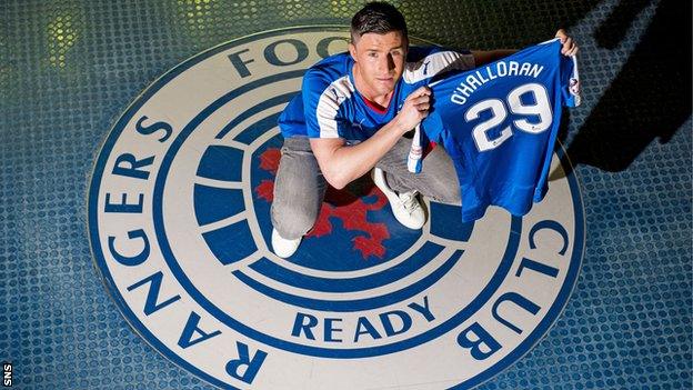 Rangers forward Michael O'Halloran