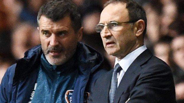 Roy Keane and Martin O'Neill