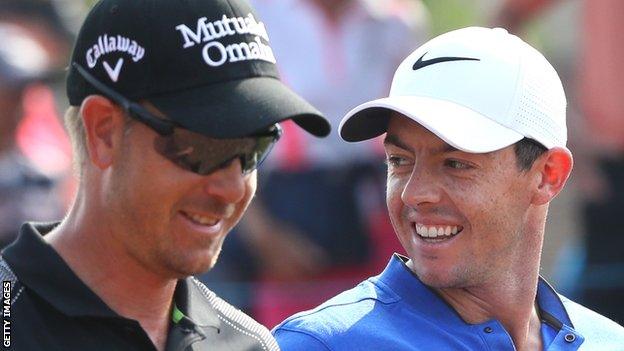 Henrik Stenson and Rory McIlroy