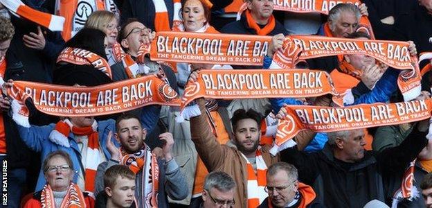 Blackpool fans