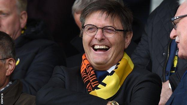 Oxford United chairman Darryl Eales