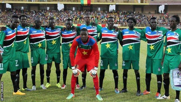 South Sudan's players