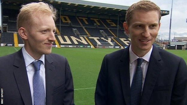 Notts County owners Christoffer (left) and Alexander Reedtz