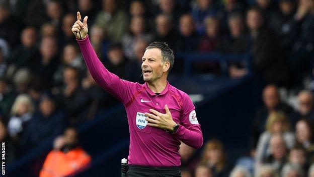 Referee Mark Clattenburg