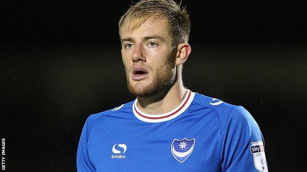 Portsmouth centre-back Matt Clarke