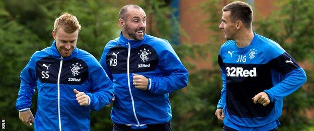 Stevie Smith, Kris Boyd and Lee McCulloch