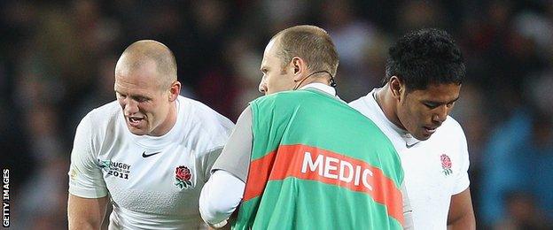 Dan Lewindon and Mike Tindall