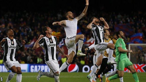 Juventus celebrate