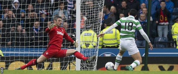 Matt Gilks (left) and Tom Rogic