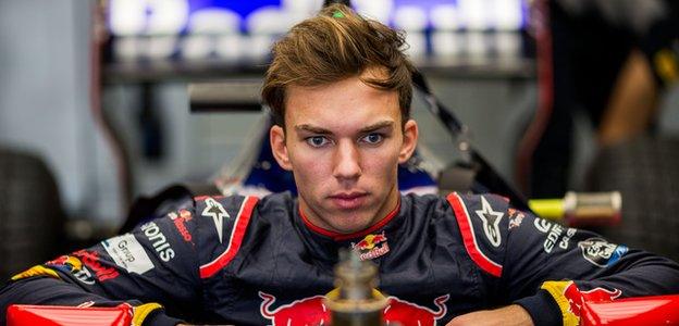 Toro Rosso's Pierre Gasly