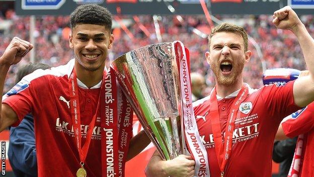 Ashley Fletcher (left) and Sam Winnall